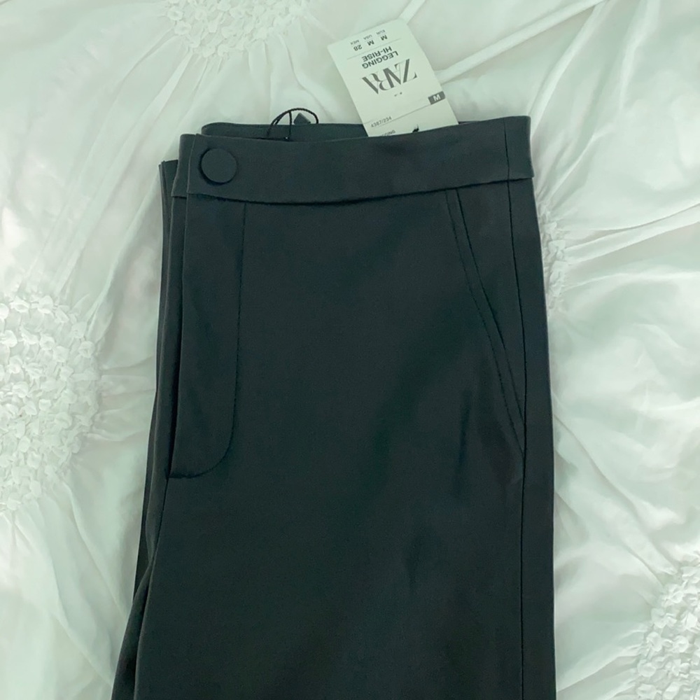 Leather Hi-Rise Legging